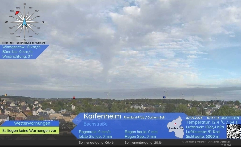 Aktuelles Webcam-Bild aus Kaifenheim